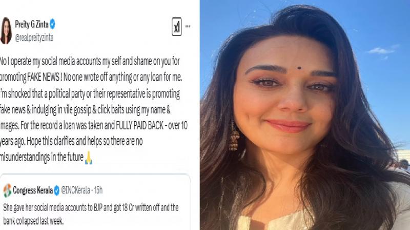 Preity Zinta said a big thing by posting on fake news In Hindi