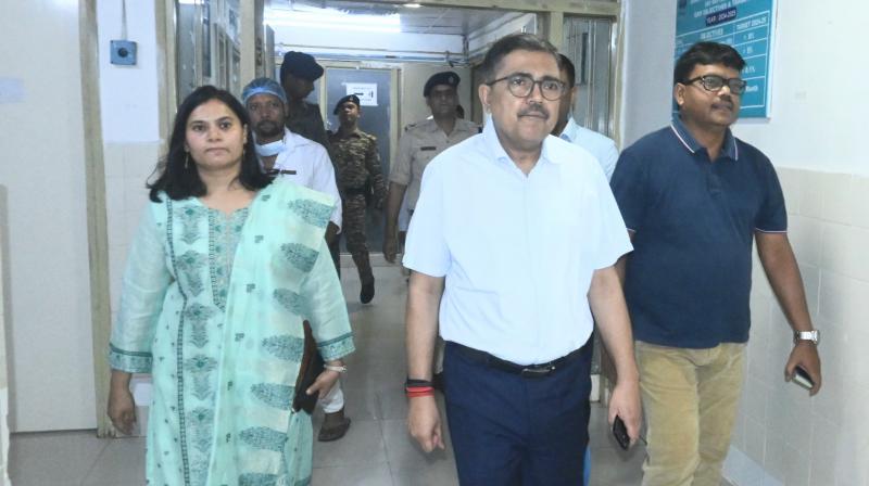 Dc reached hospital to inquire about condition of injured workers in Shivpriya steel industry news in hindi