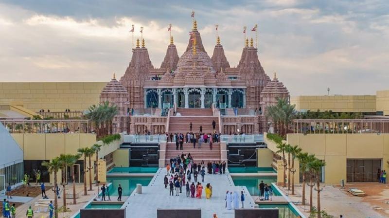 Hindu Temple in UAE:Hindu temple inaugurated today in Abu Dhabi, pm modi visit 