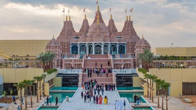 Hindu Temple in UAE:Hindu temple inaugurated today in Abu Dhabi, pm modi visit 