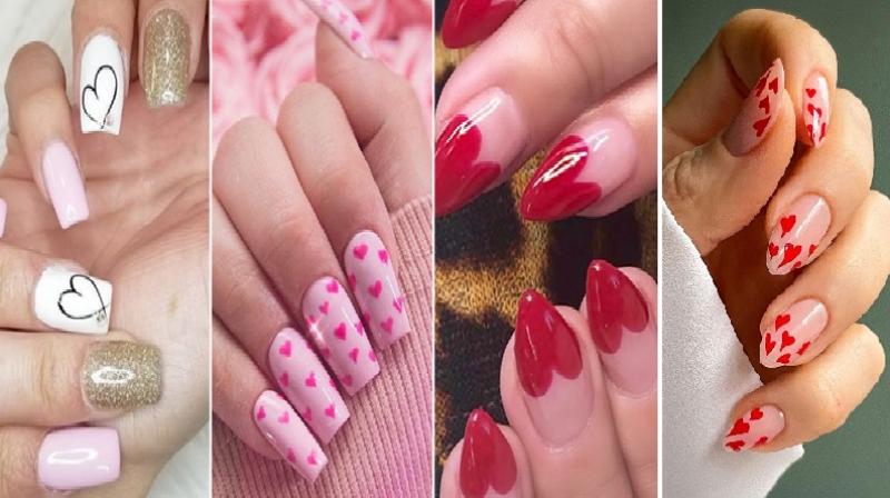 Valentine's Day 2024: Valentine's Day Easy Nail Art Ideas for girls