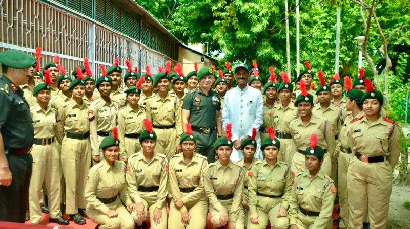 Minister of State for Defense Sanjay Seth visited Fort William headquarters of Eastern Command in Kolkata