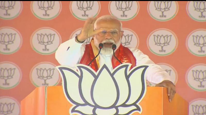 BJD 'down' and Congress defeated in Odisha: PM Modi said in Brahmapur rally News In Hindi