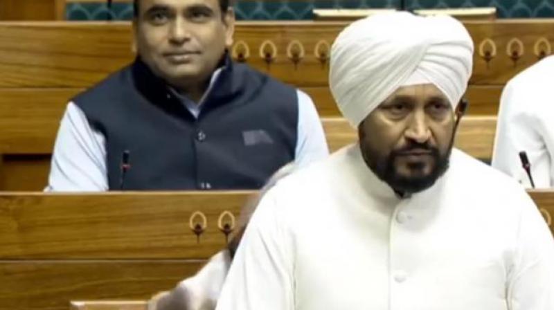 MP Charanjit Channi raised the issue of farmers in Parliament news in hindi