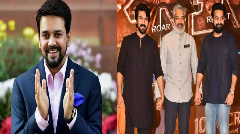 Anurag Thakur congratulates the entire team of the film 'RRR' on winning the Oscar Award