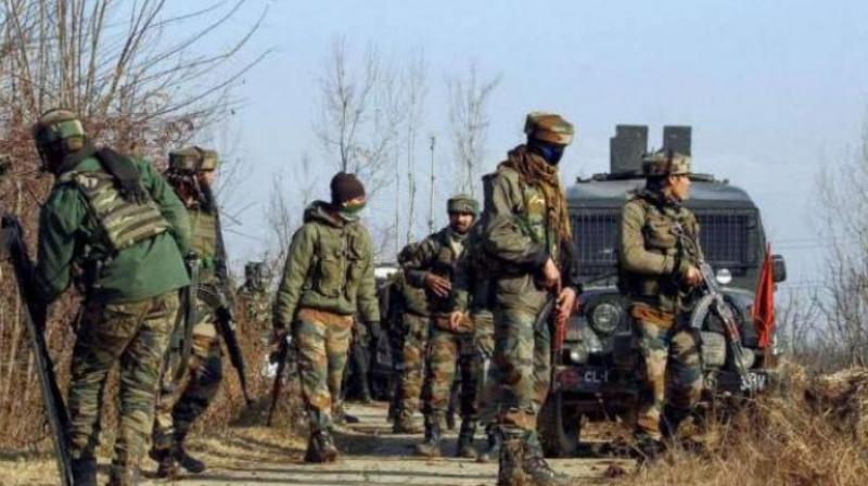 Jammu-Kashmir News: Firing between Lashkar terrorists and security forces in Reasi area of ​​Jammu and Kashmir.(सांकेतिक फोटो)