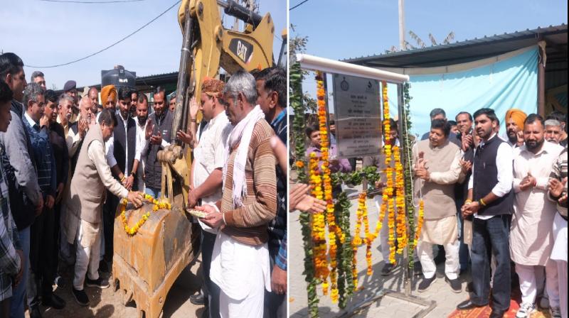 Gyan Chand Gupta inaugurated and laid the foundation stone of development projects 