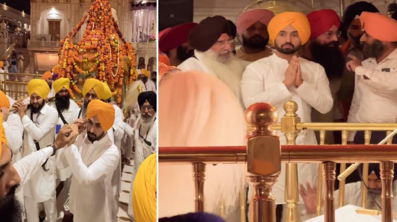 Diljit Dosanjh reached Amritsar, bowed his head at Darbar Sahib news in hindi