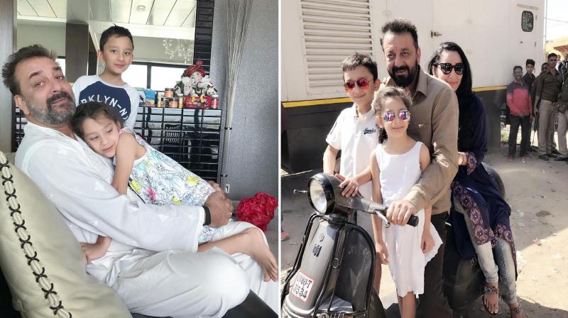 Sanjay Dutt wishes his twin children on their birthday news in hindi