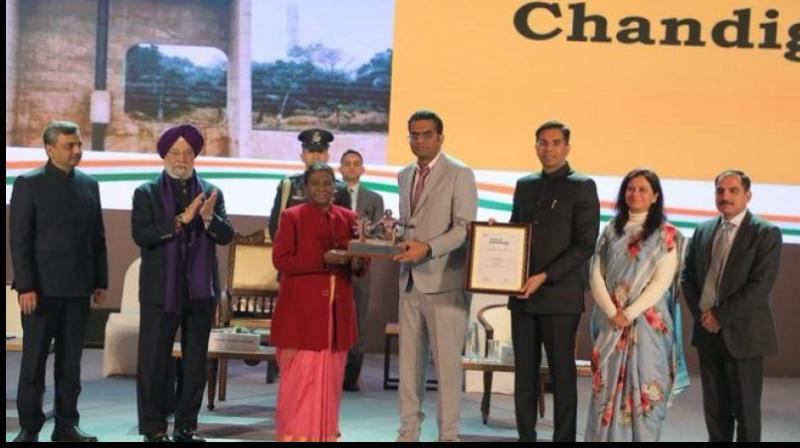 Chandigarh Wins Best Safai Mitra Safe City Award 