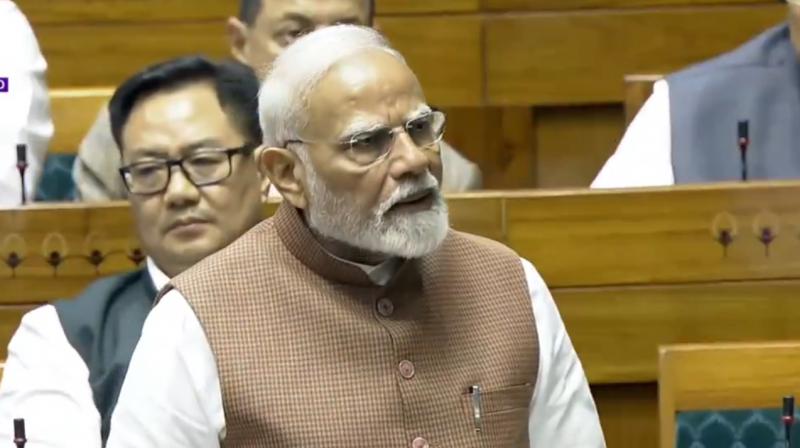 Prime Minister Modi addressed the Lok Sabha news in hindi