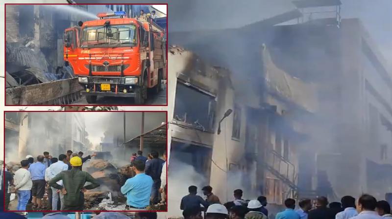 Fire Broke Out In Haryana Rewari Industrial Area news in hindi