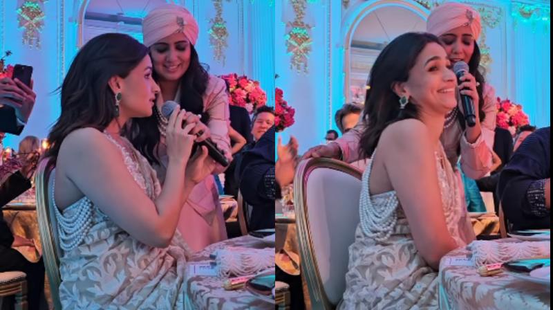 Alia Bhatt sings Ikk Kudi song with singer Harshdeep Kaur at Hope Gala in London, watch video