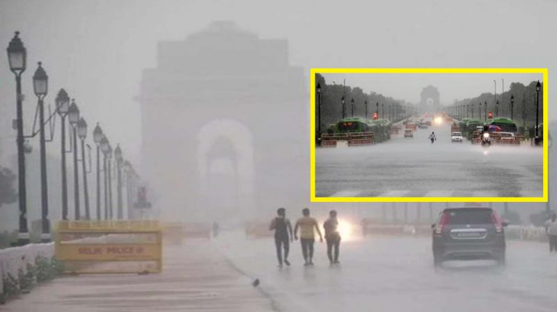 Rain in Delhi-NCR, yellow alert issued for next three days news In Hindi