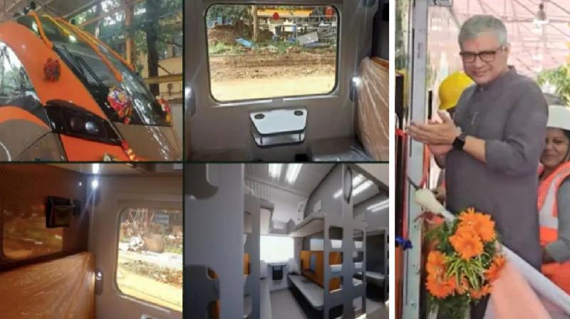 Prototype of Vande Bharat sleeper coach unveiled news in hindi