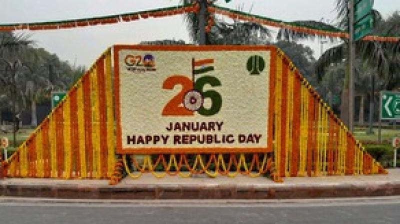 Republic Day: Delhi's roads and roundabouts decorated with flowers