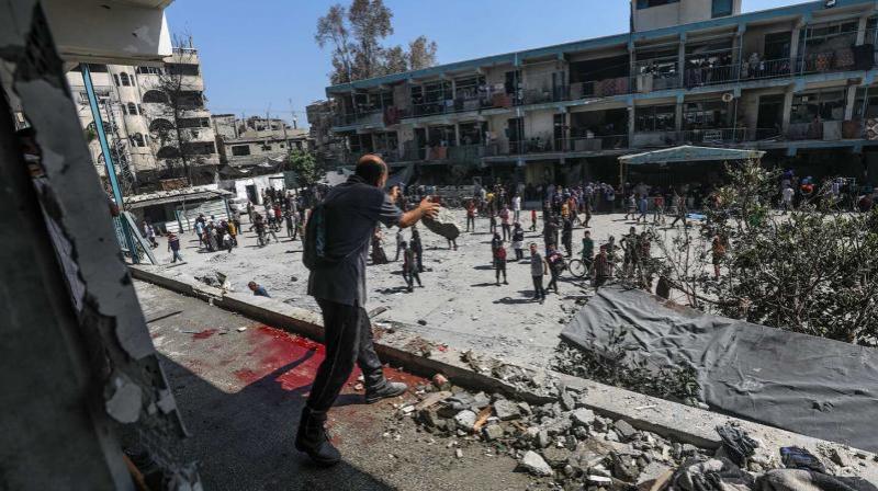 Israel–Hamas war At least 40 people killed in Israeli attack on a school in Gaza