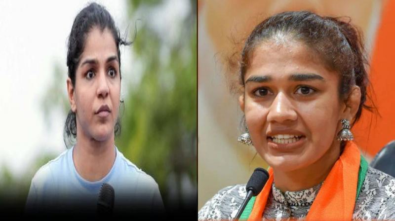 Sakshi Malik alleges BJP's Babita Phogat News In Hindi