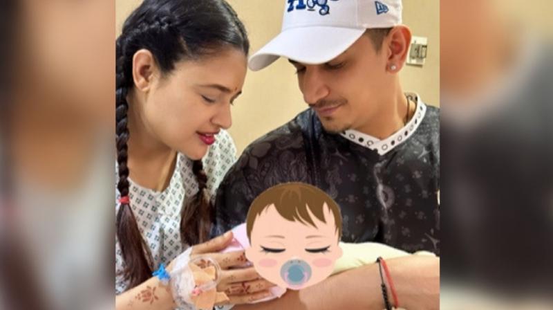 Prince Narula Yuvika Choudhary share their baby girl pic News In Hindi