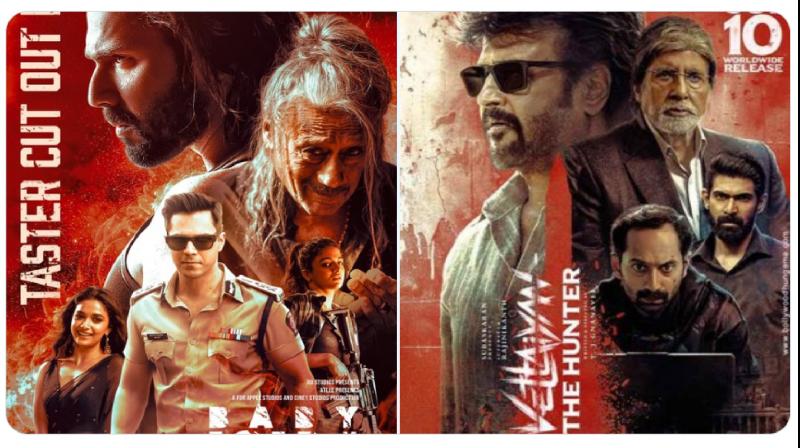 Is Baby John poster copied from Rajinikanth Vettaiyan? news in hindi