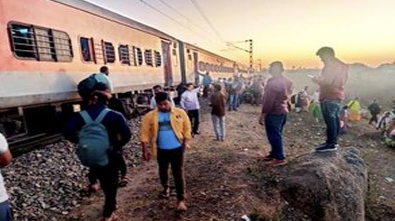 Six coaches of Godavari Express derail, no casualties