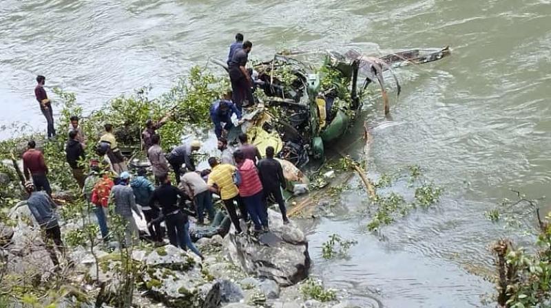 Army chopper crashes in Jammu and Kashmir's Kishtwar, pilot injured