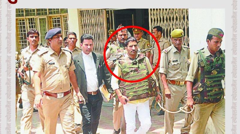 UP STF encounters gangster Anil Dujana