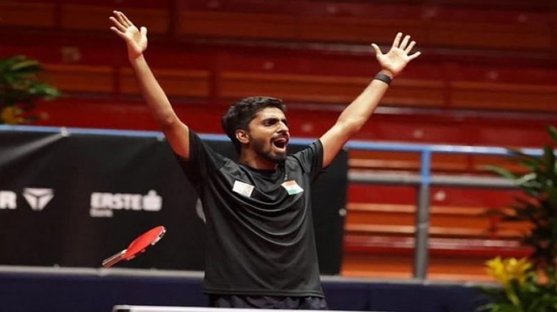 Indian men's table tennis team starts with victory in Asian Games