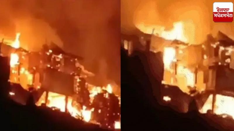  Massive House Fire at Shimla's Jubbal