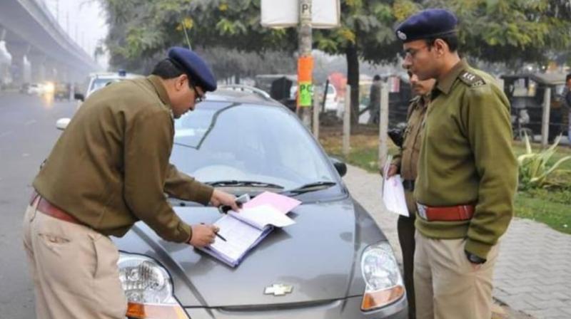 Invoice can be cut for number plate, take precautions