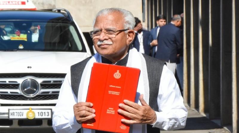 Haryana Budget 2024: CM Manohar Lal presenting Haryana budget, gave a big gift to farmers