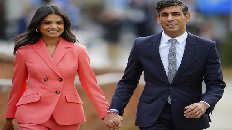 British PM Rishi Sunak and his wife Akshata Murty reach top 2024 rich list 