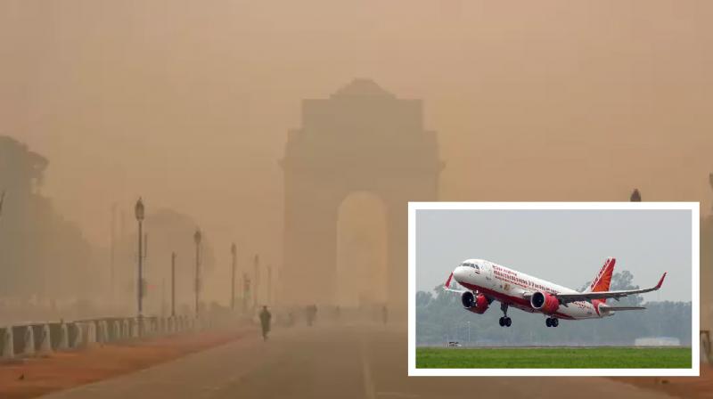 Delhi Pollution 79 flights delayed,13 train running late News In Hindi