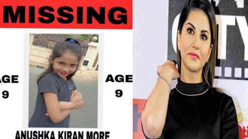 Sunny Leone posted the news of missing 9 year old girl