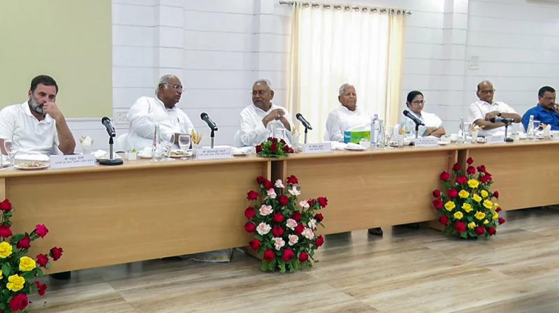 Bihar: 14 anti-BJP parties participated in the opposition meeting