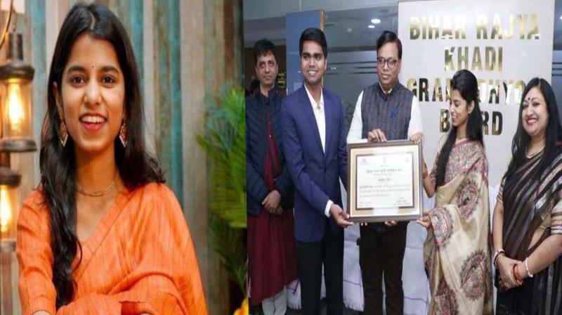  Maithili Thakur became the brand ambassador of Bihar Khadi, handicraft