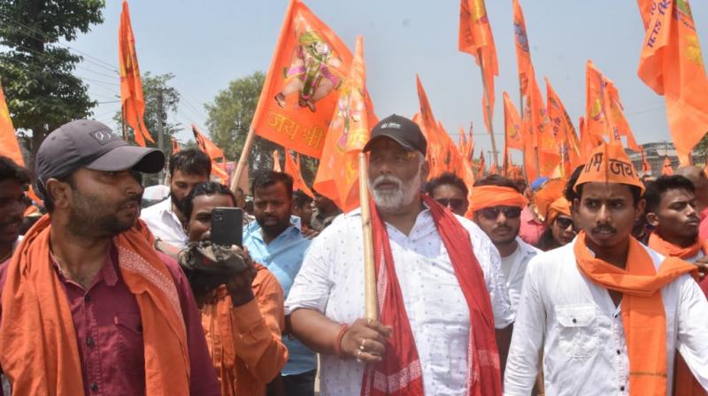 Pappu Yadav participated in Ram Navami Shobha Yatra News In Hindi