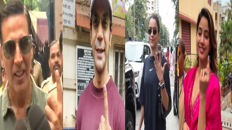 Lok Sabha Election 2024 Many film personalities including Akshay Kumar, Farhan Akhtar and Rajkumar Rao voted 