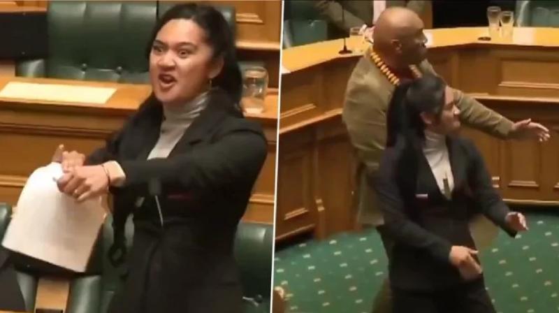 New Zealand youngest MP Hana Rawahiti 'Maori Haka Dance' News In Hindi