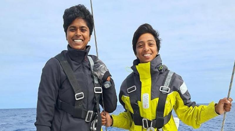 Two women officers of Indian Navy will circumnavigate the world by sea news in hindi