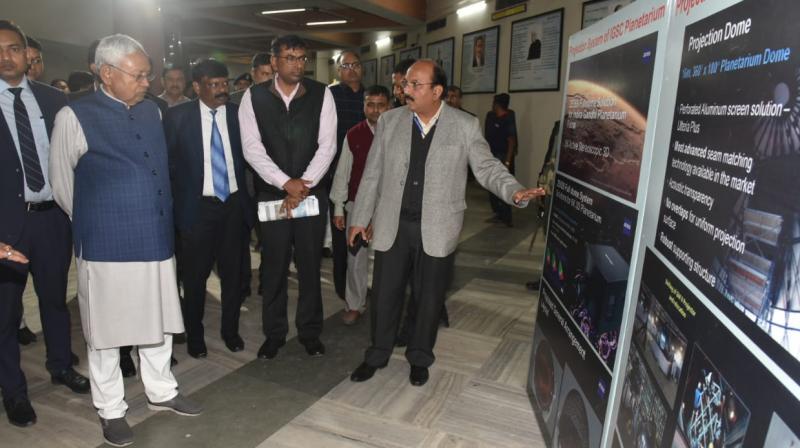 Chief Minister reviewed the modernization work of projection system of Patna Planetarium