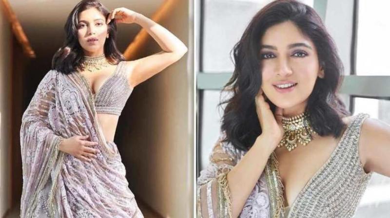 Bhumi Pednekar is wreaking havoc in a backless blouse lehenga