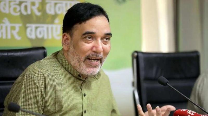 Delhi Environment Minister Gopal Rai (file photo)