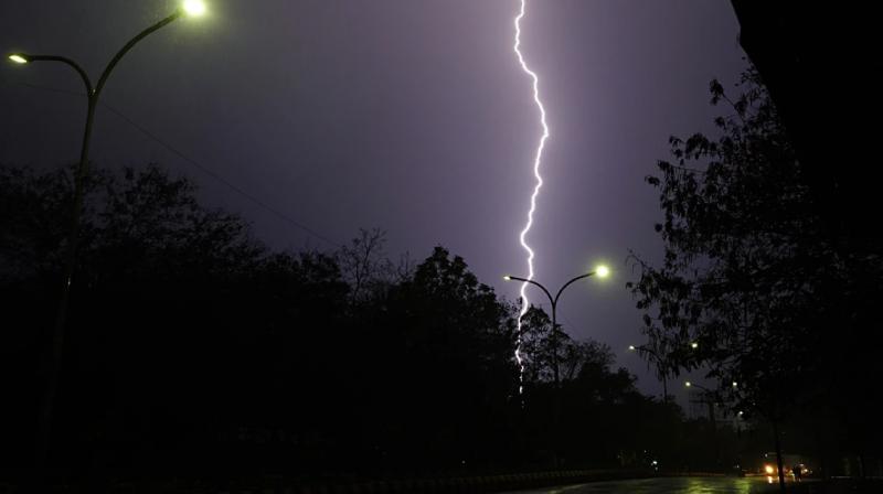 Bihar News: Five people died due to lightning in Bihar, CM Nitish announced compensation( सांकेतिक फोटो)