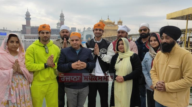 Bigg Boss 17 fame Abhishek Kumar reached Golden Temple