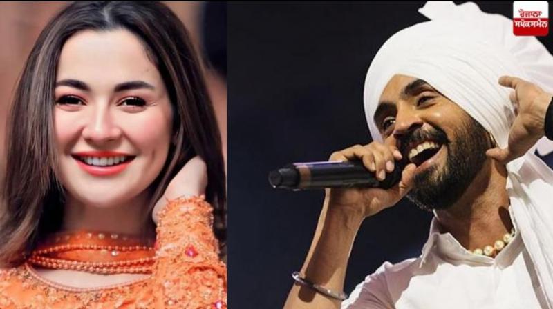 Diljit Dosanjh Hania Aamir in london Video viral News in hindi