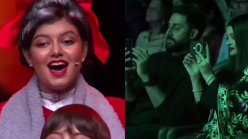 Aishwarya Abhishek seen daughter Aaradhya performance together In Hindi