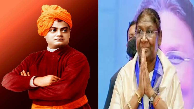 President Draupadi Murmu pays tribute to Swami Vivekananda on his birth anniversary