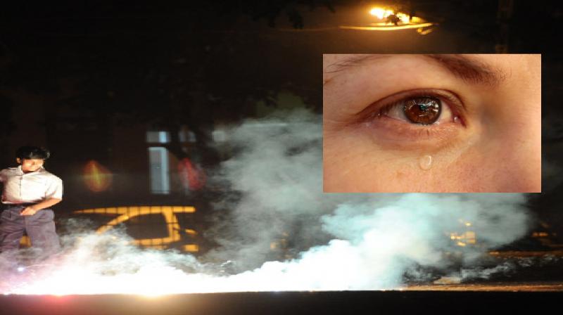 Smoke from firecrackers can harm children's eyes news in hindi