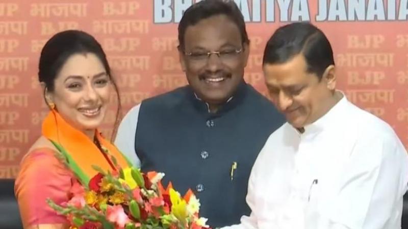 Anupama fame actress Rupali Ganguly joins BJP news in hindi